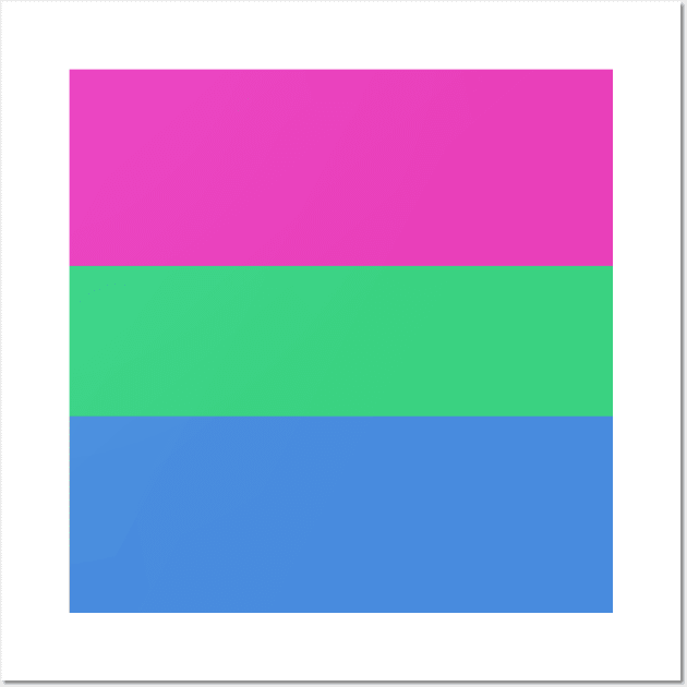 polysexuality flag Wall Art by Marissa